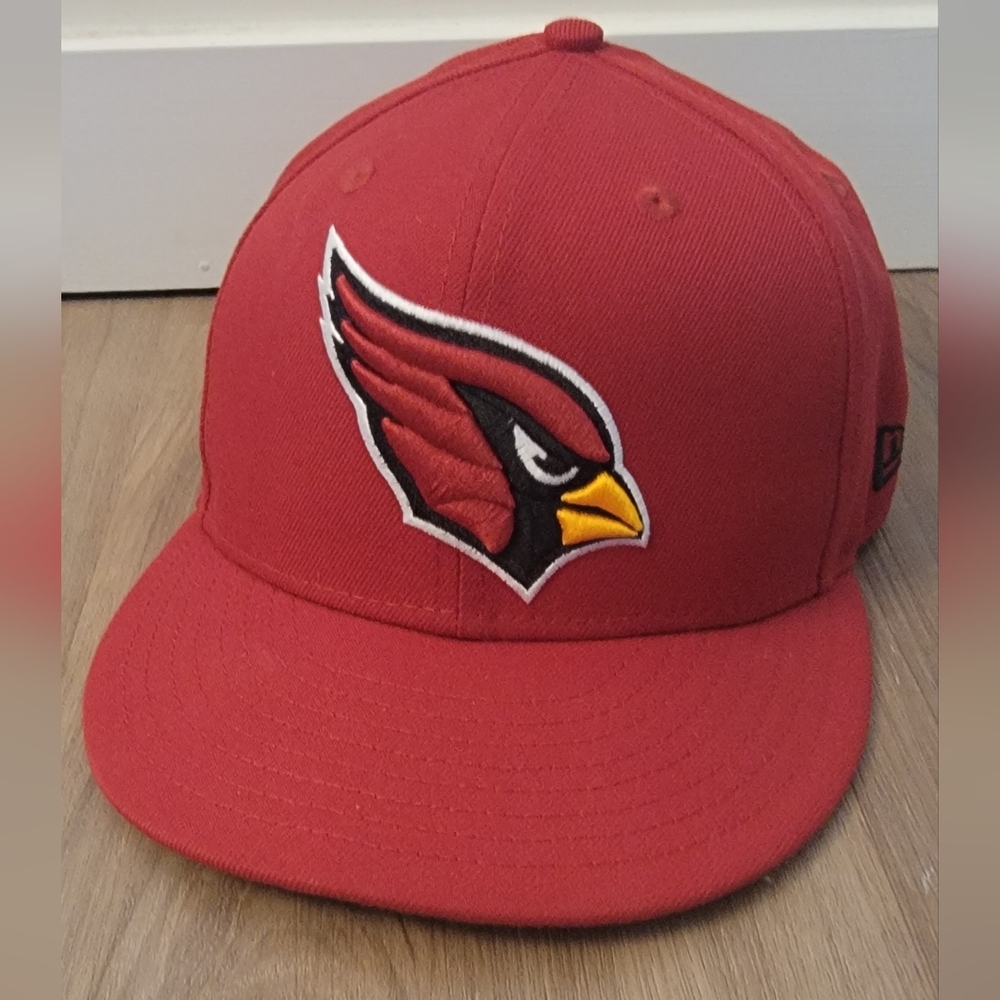 Arizona Cardinals Red Fitted Cap with Team Logo